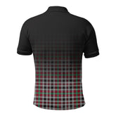 Borthwick Ancient Tartan Crest Polo Shirt - Thistle Black Style